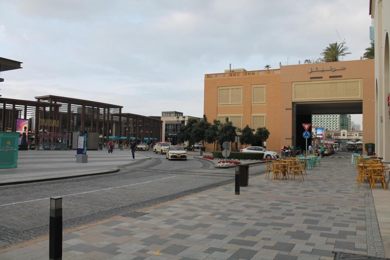 Newly Furnished One Bedroom Apartment Next To Metro & Beach In Marina Residence Dubai Exteriör bild
