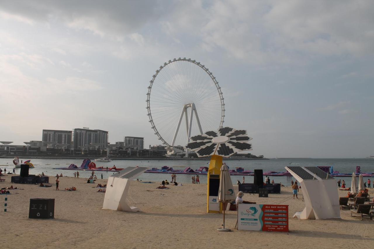 Newly Furnished One Bedroom Apartment Next To Metro & Beach In Marina Residence Dubai Exteriör bild