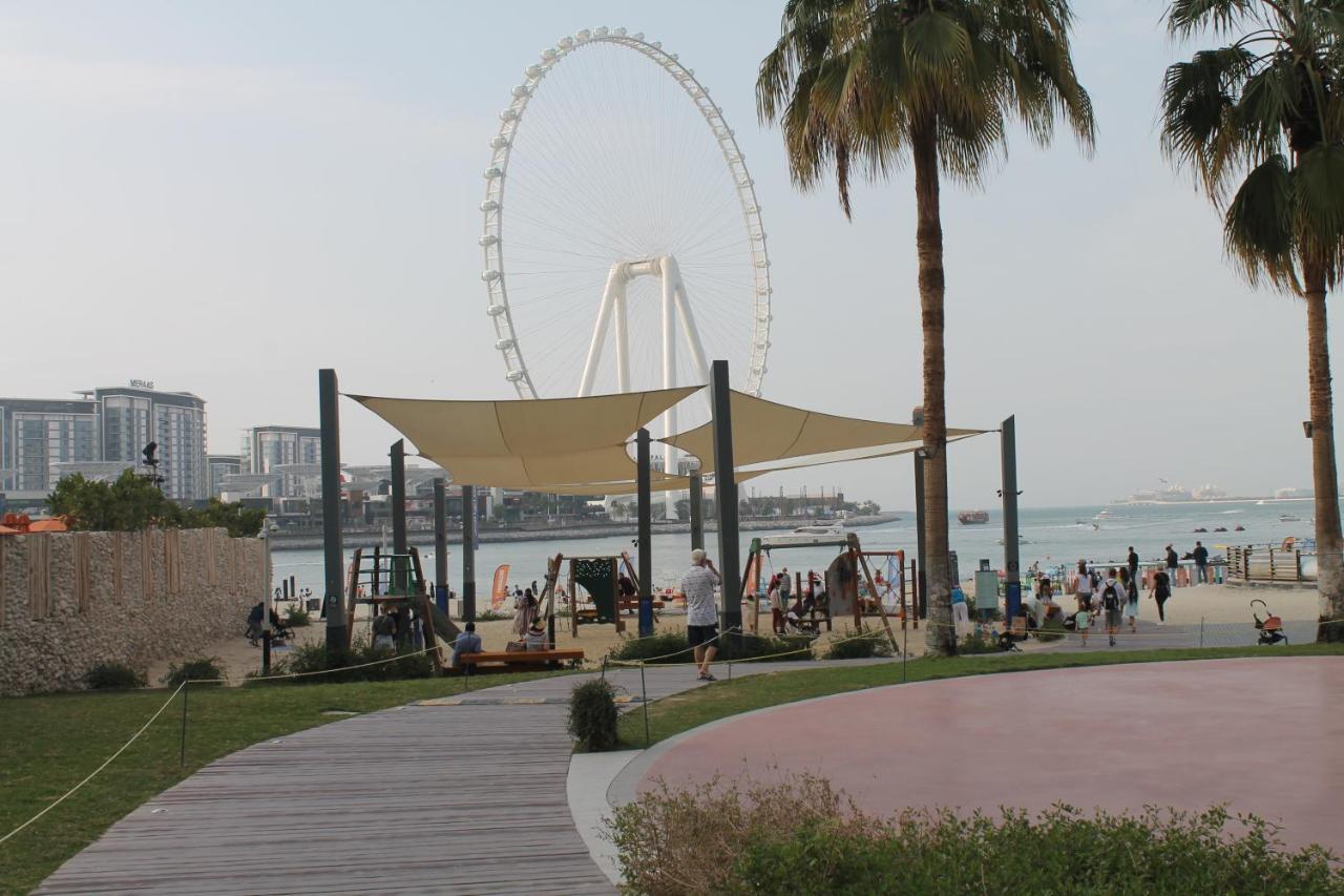 Newly Furnished One Bedroom Apartment Next To Metro & Beach In Marina Residence Dubai Exteriör bild